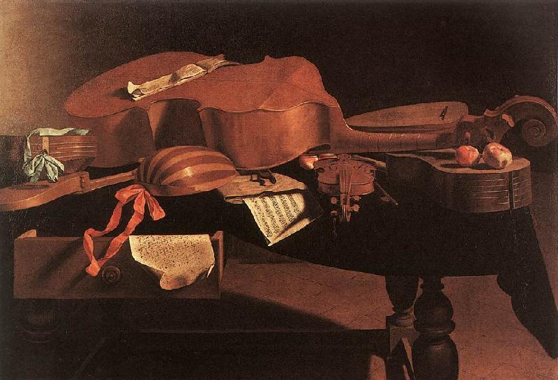 BASCHENIS, Evaristo Musical Instruments oil painting picture